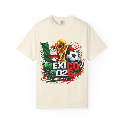 Mexico 2026 World Cup Soccer T-Shirt | Mexican Flag Football Tee