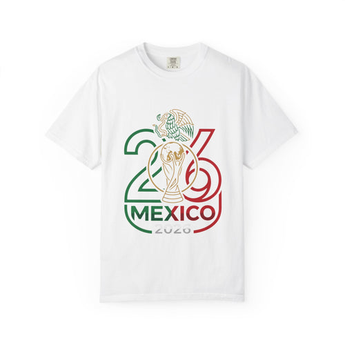 Mexico 26 World Cup Soccer T-Shirt — 2026 Host Nation Football Jersey Tee