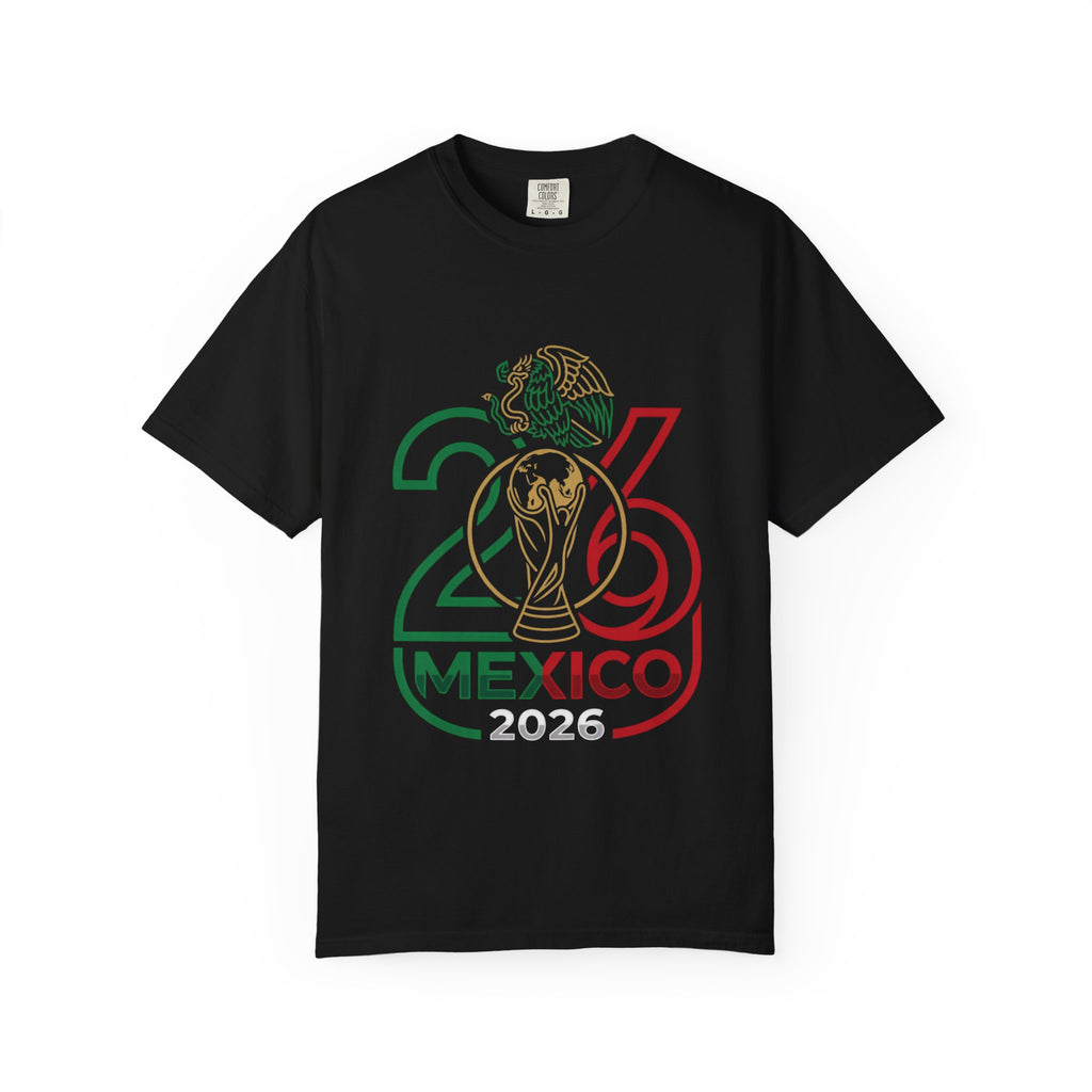 Mexico 26 World Cup Soccer T-Shirt — 2026 Host Nation Football Jersey Tee