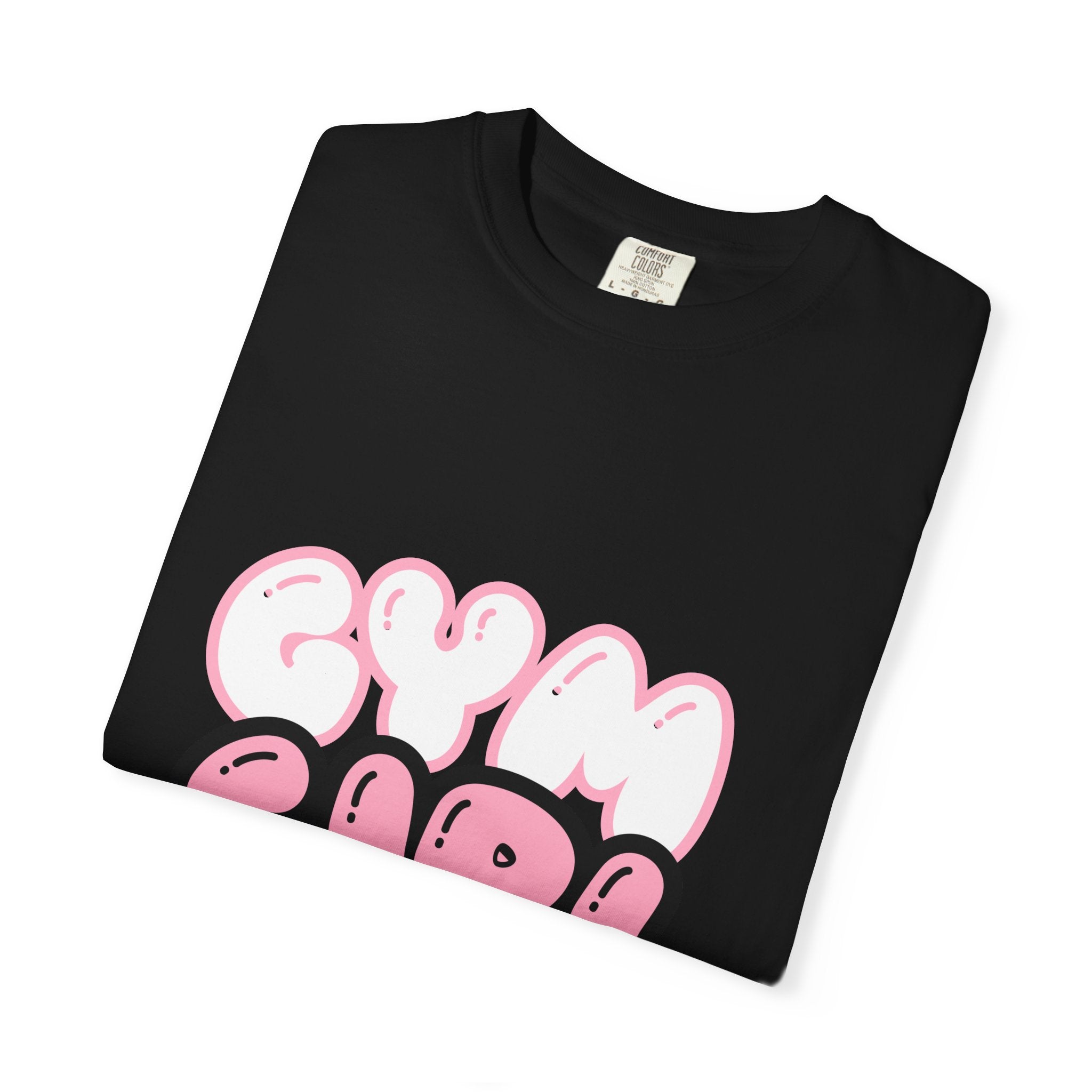 Gym Girl T-Shirt — Pink Barbell Fitness Tee