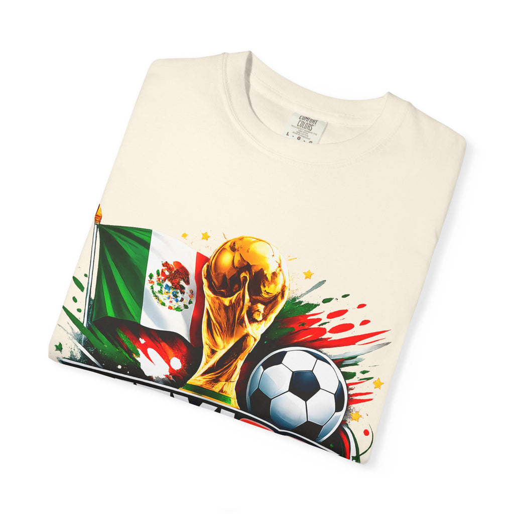 Mexico 2026 World Cup Soccer T-Shirt | Mexican Flag Football Tee