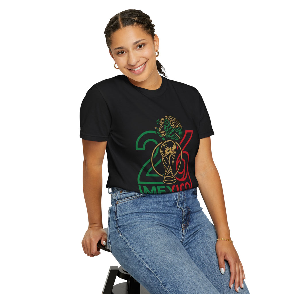 Mexico 26 World Cup Soccer T-Shirt — 2026 Host Nation Football Jersey Tee
