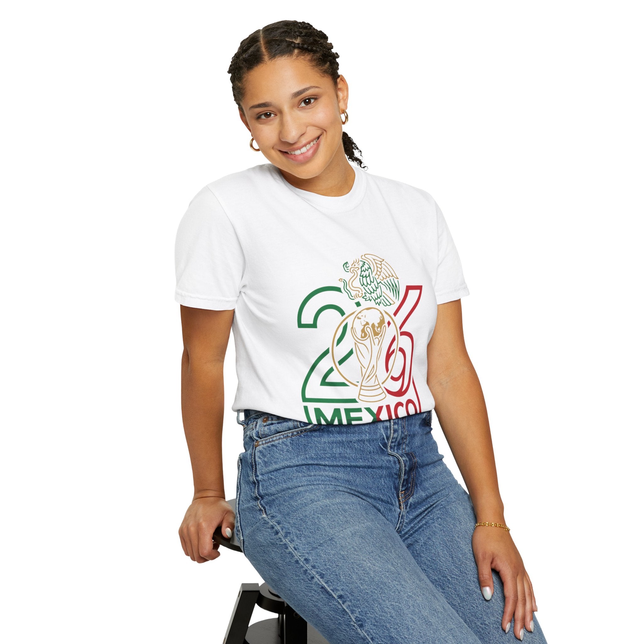 Mexico 26 World Cup Soccer T-Shirt — 2026 Host Nation Football Jersey Tee