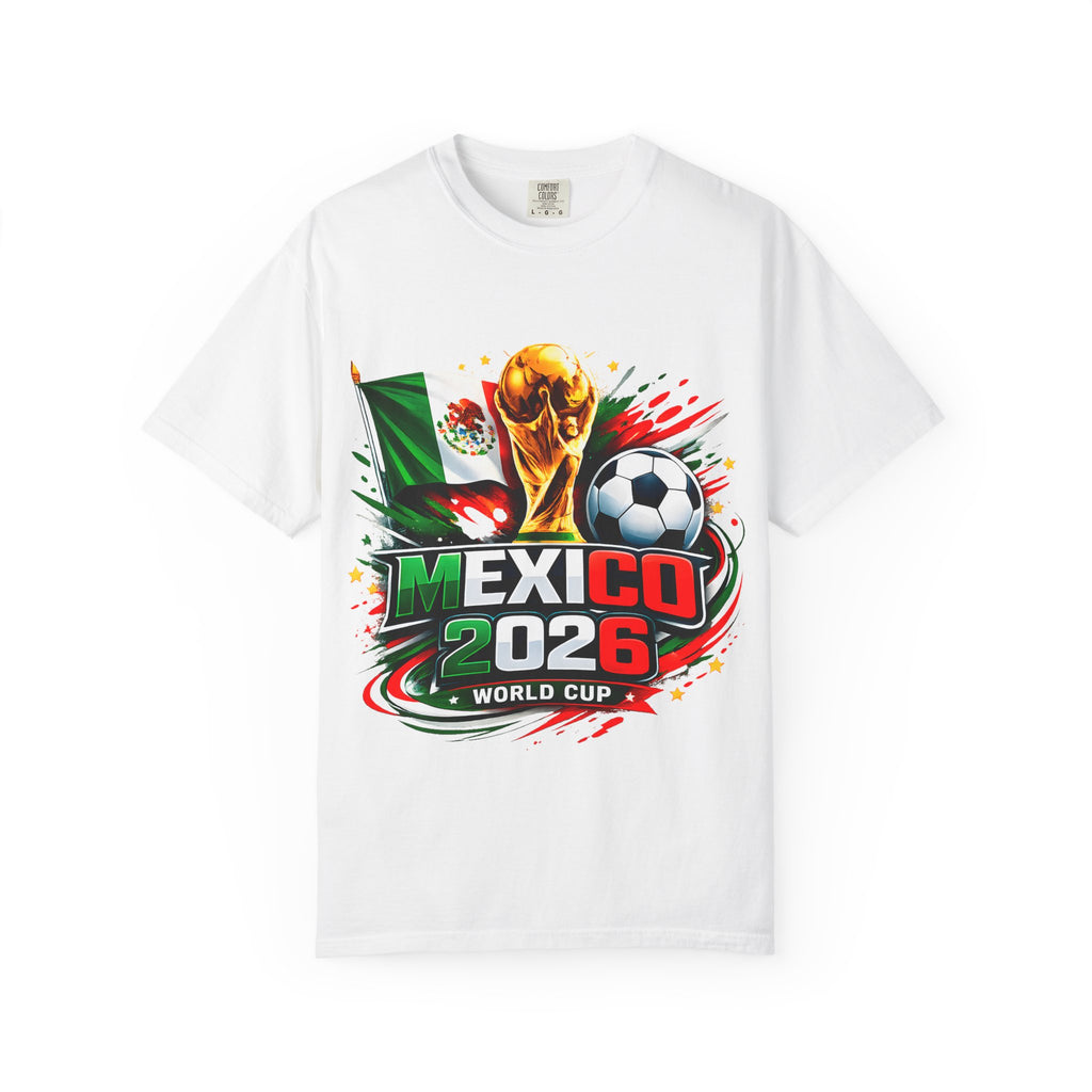 Mexico 2026 World Cup Soccer T-Shirt | Mexican Flag Football Tee