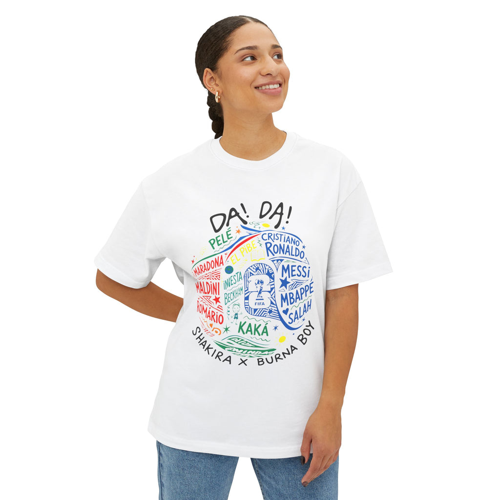 World Cup 2026 Soccer Tee — National Flags & Player Tribute Graphic