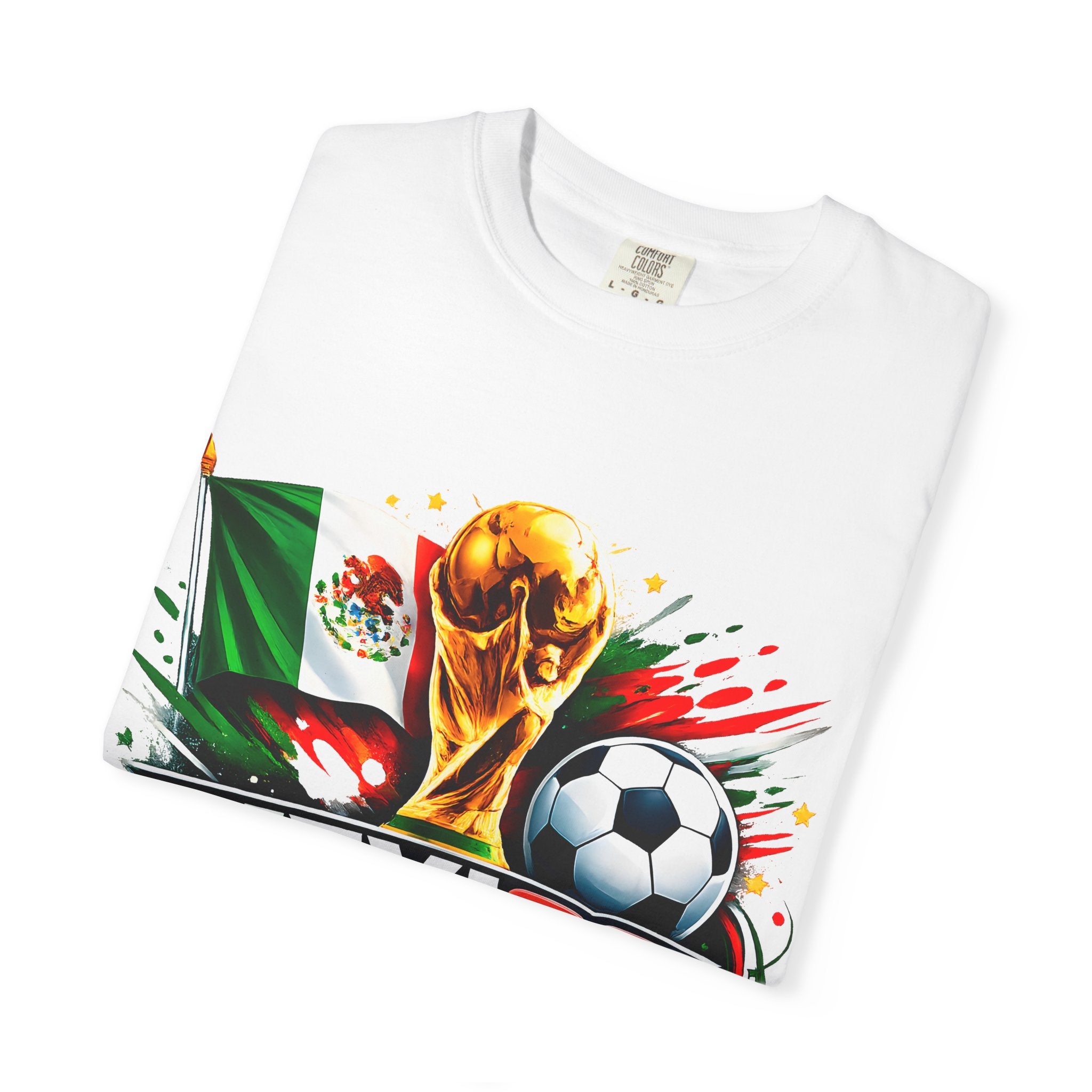 Mexico 2026 World Cup Soccer T-Shirt | Mexican Flag Football Tee