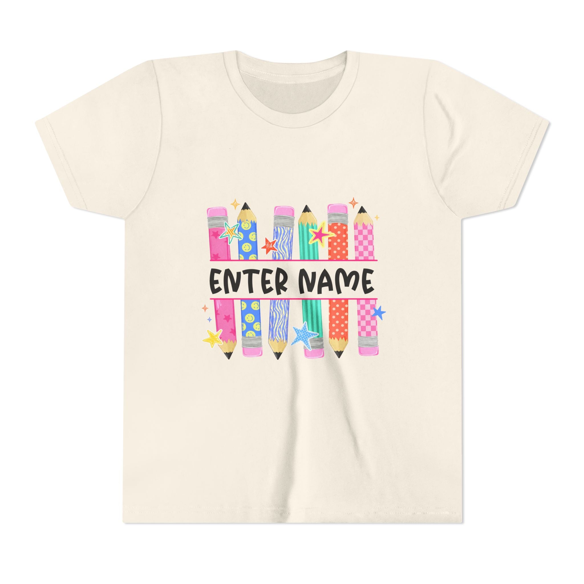 Back to school Customizable Tee Shirt