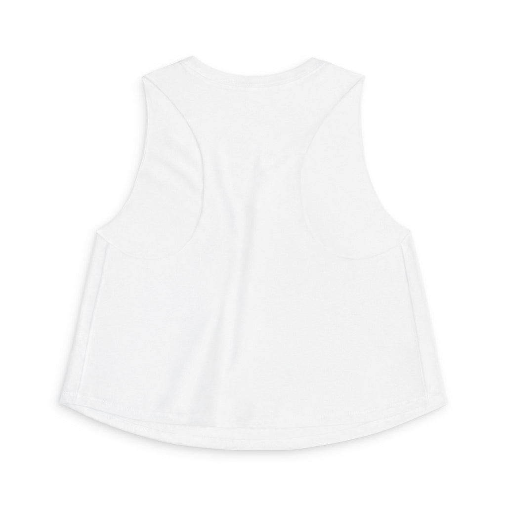 Crop Top — Pink 'Gym Time' Digital Clock Tank for Women