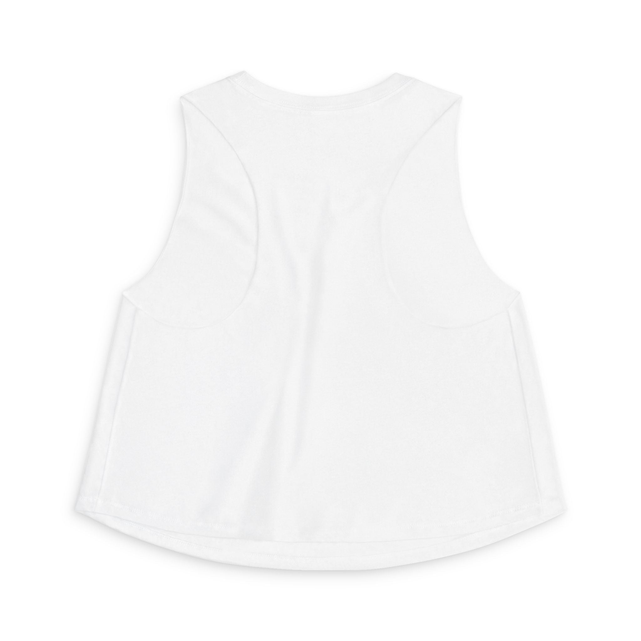 Crop Top — Pink 'Gym Time' Digital Clock Tank for Women