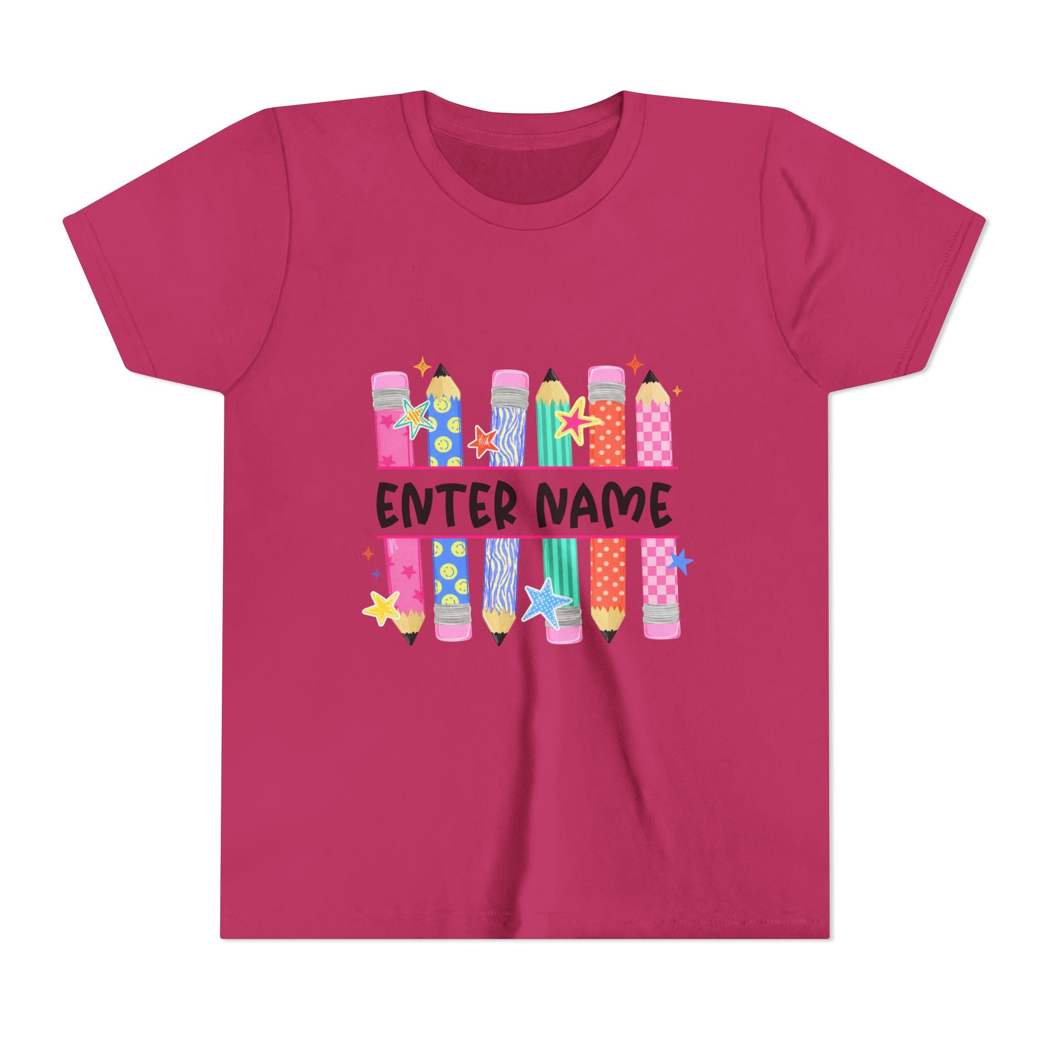 Back to school Customizable Tee Shirt