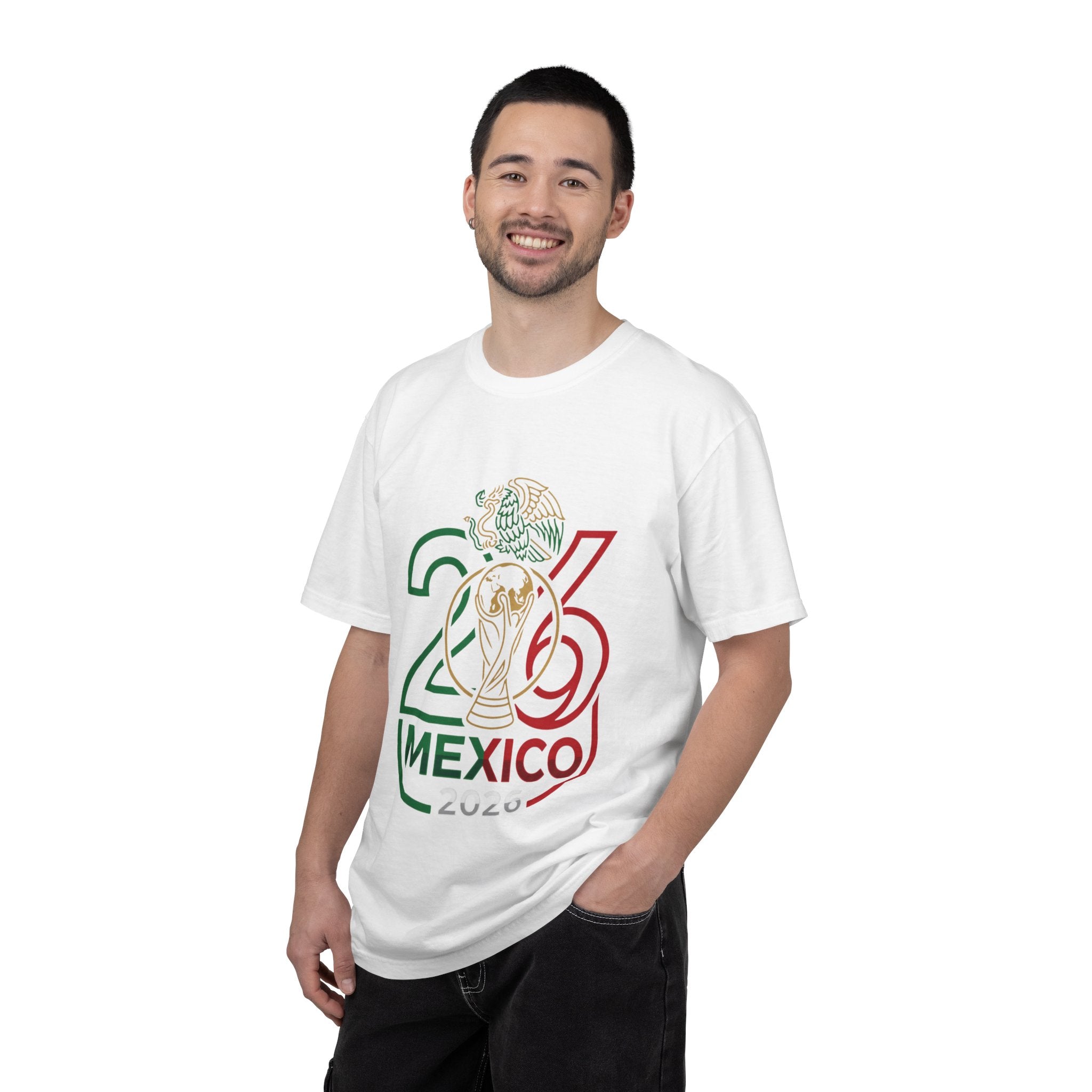 Mexico 26 World Cup Soccer T-Shirt — 2026 Host Nation Football Jersey Tee