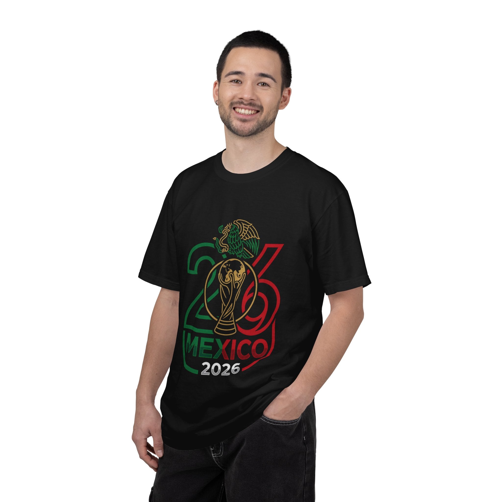 Mexico 26 World Cup Soccer T-Shirt — 2026 Host Nation Football Jersey Tee